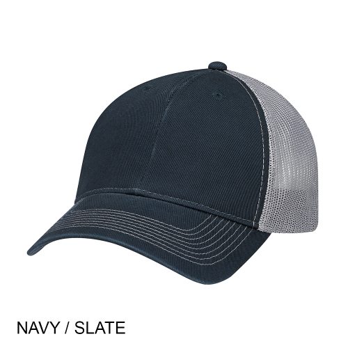 #004-6H640M/2/7M - ENZYME WASHED Deluxe Chino Twill with SOFT Mesh Back Trucker Cap - Image 13