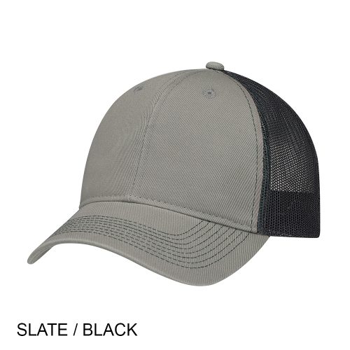 #004-6H640M/2/7M - ENZYME WASHED Deluxe Chino Twill with SOFT Mesh Back Trucker Cap - Image 18