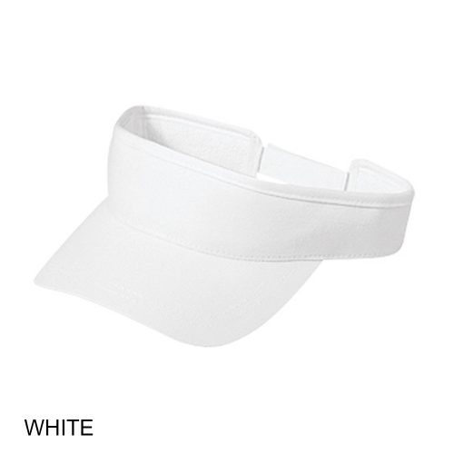 #004-6J320U Deluxe Blended Chino Twill Visor - Image 3