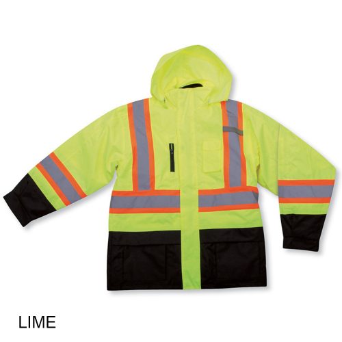 #010-BK133 - Waterproof Rain Jacket with Removable Quilt Lining
