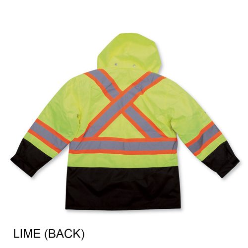 #010-BK133 - Waterproof Rain Jacket with Removable Quilt Lining - Image 2