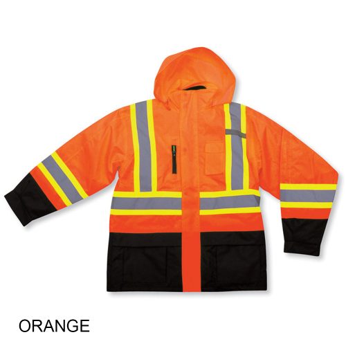 #010-BK133 - Waterproof Rain Jacket with Removable Quilt Lining - Image 3