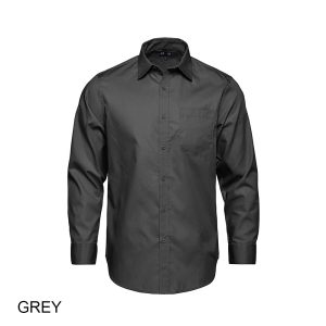 #012-S04600 CAMDEN - Men's Poly-Cotton Twill Long Sleeve Easy-Care Shirt