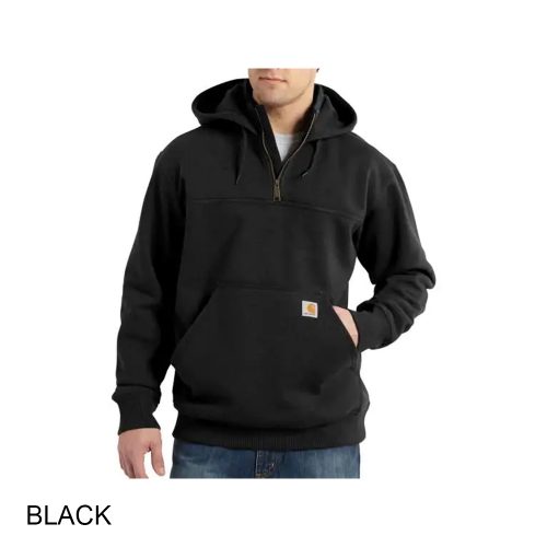 #313-100617 - CARHARTT Rain Defender Paxton Heavyweight 1/4 Zip Hooded Sweatshirt