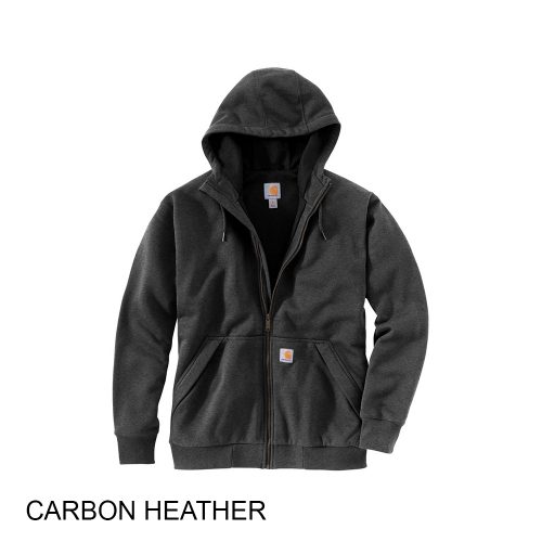#313-104078 - CARHARTT Rain Defender Midweight Thermal Lined Full Zipper Hooded Sweatshirt - Image 3