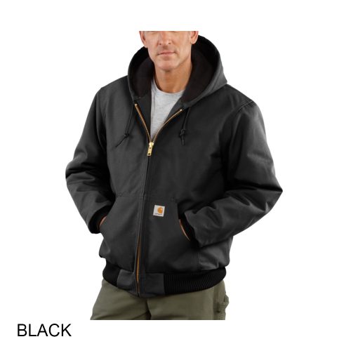 #313-J140 - CARHARTT Duck Quilted-Flannel Lined-Active Men's Jacket