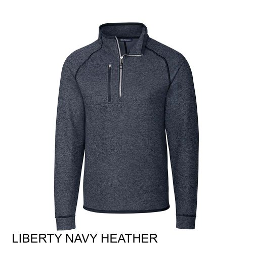 #015-MCO00049 - MAINSAIL Sweater-Knit Half Zip Jacket - Image 6