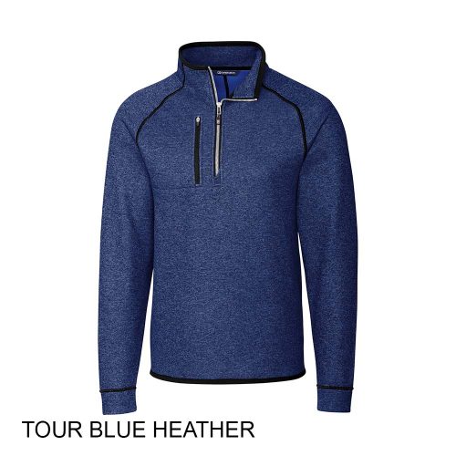 #015-MCO00049 - MAINSAIL Sweater-Knit Half Zip Jacket - Image 8