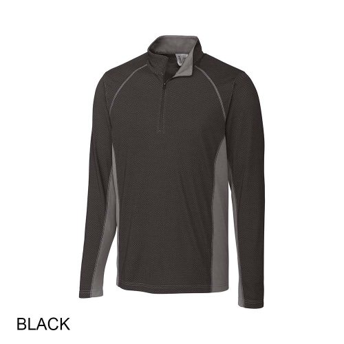 #015-MQK00100 - ICE Pique Colorblock Half Zip Men's Jacket