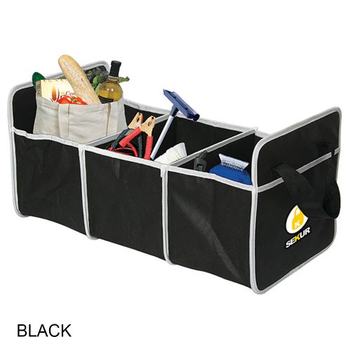 #016-NW9097 - Non Woven Trunk Organizer - 3 Compartment
