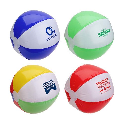 #007-WOR-SB22 - Sunburst Inflatable Beach Ball - 16"