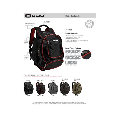 #042-711105 - OGIO Metro Backpack - Image 3