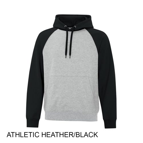 #042-ATCF2550 ATC Everyday Fleece Two Tone Hooded Sweatshirt - Image 2