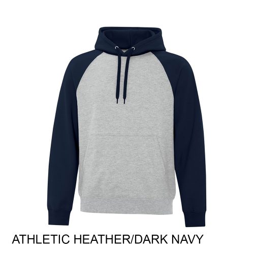 #042-ATCF2550 ATC Everyday Fleece Two Tone Hooded Sweatshirt - Image 3