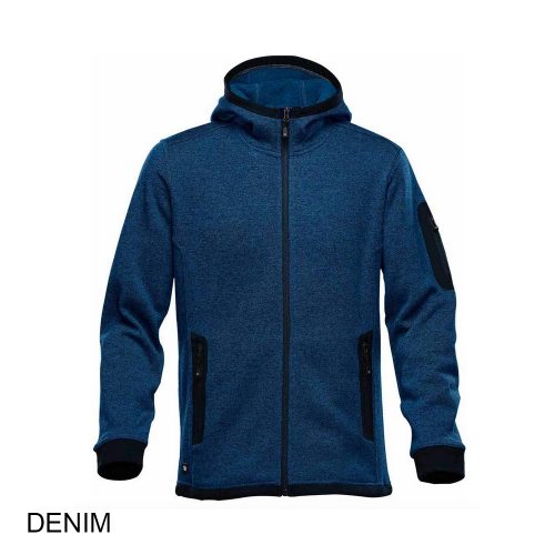 #146-FH-2 - STORMTECH Juneau Knit Full Zip Men's Hoody - Image 2
