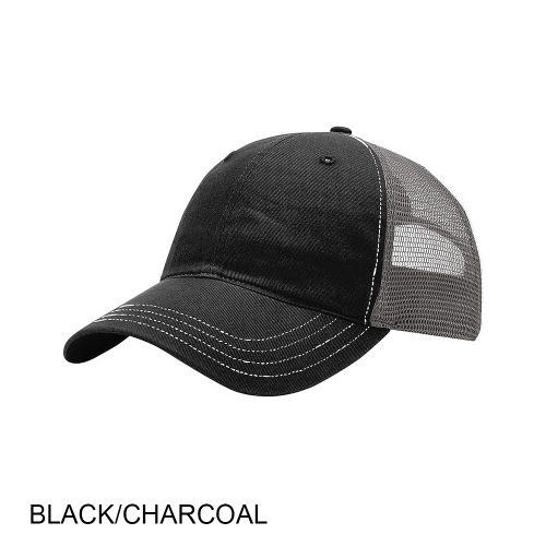 #048-RC111 - RICHARDSON Washed Trucker Mesh Cap - Image 3