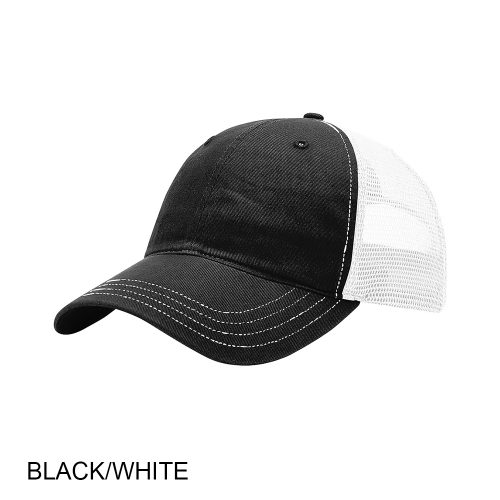#048-RC111 - RICHARDSON Washed Trucker Mesh Cap - Image 4