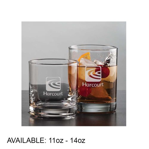 #055-ARI221 - Aristocrat Deep Etch Double Old Fashioned - 14oz