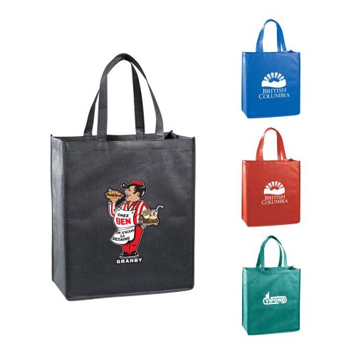 #055-B564 - BASIC Non Woven Tote (14"W x 16"H x 6.5"D)