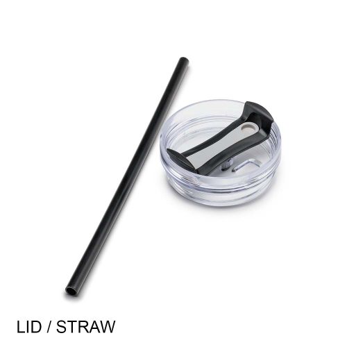 #055-D619 Compeer Handle Travel Mug w/Straw - 40oz - Image 2