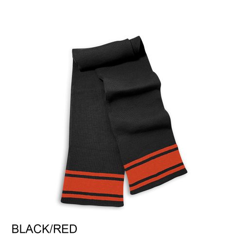 #059-FP659 Searston Knit Scarf With Three Stripes - Image 3