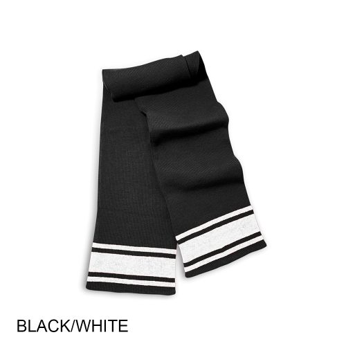 #059-FP659 Searston Knit Scarf With Three Stripes
