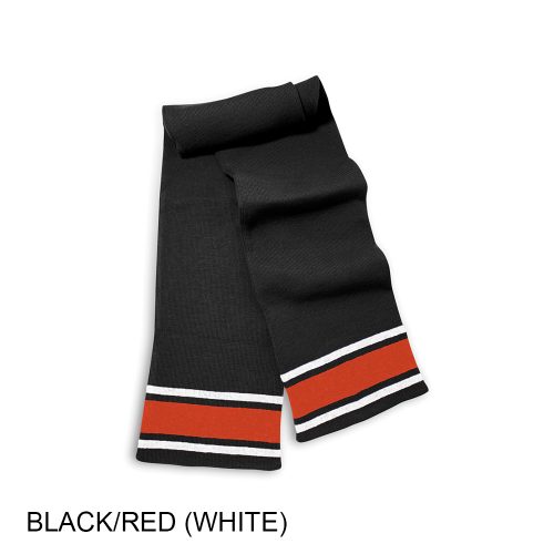 #059-FP659 Searston Knit Scarf With Three Stripes - Image 4