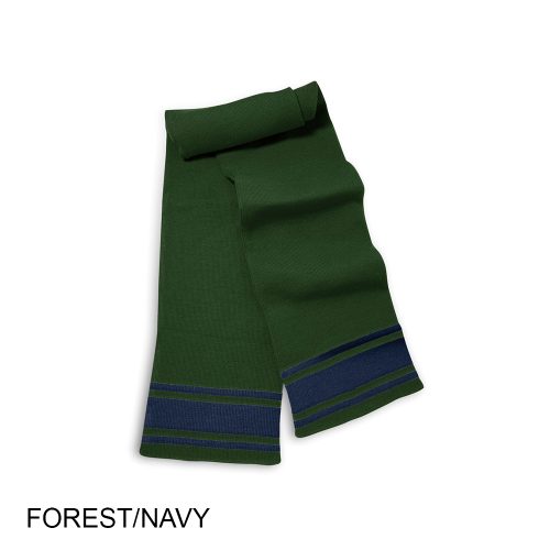#059-FP659 Searston Knit Scarf With Three Stripes - Image 5