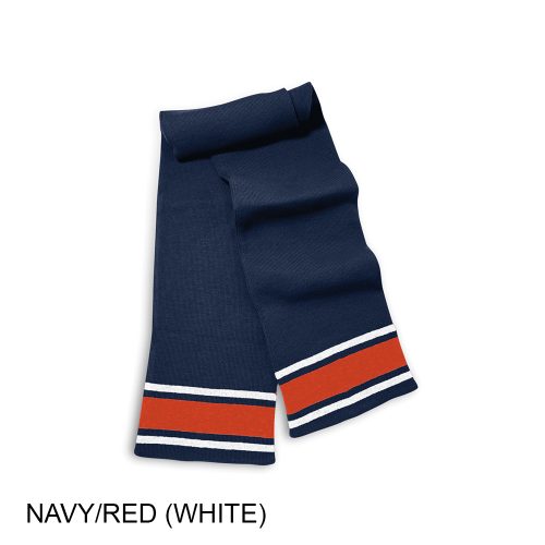 #059-FP659 Searston Knit Scarf With Three Stripes - Image 7