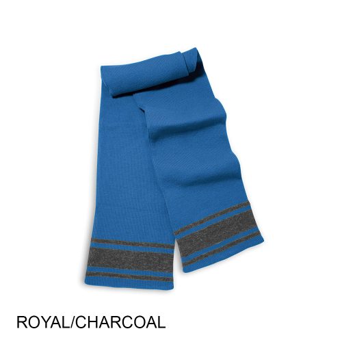 #059-FP659 Searston Knit Scarf With Three Stripes - Image 11