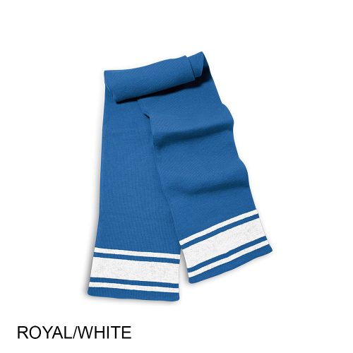 #059-FP659 Searston Knit Scarf With Three Stripes - Image 12