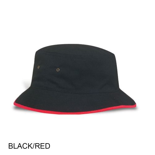 #059-FP716 - Heavyweight Brushed Cotton Twill Bucket Hat - Image 2