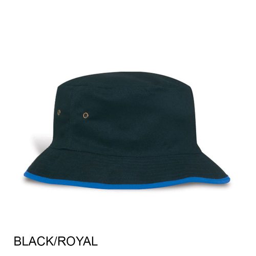 #059-FP716 - Heavyweight Brushed Cotton Twill Bucket Hat - Image 3