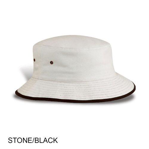 #059-FP716 - Heavyweight Brushed Cotton Twill Bucket Hat - Image 16