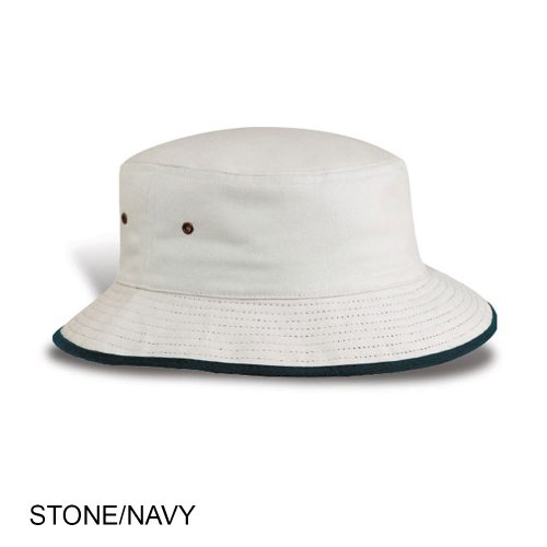 #059-FP716 - Heavyweight Brushed Cotton Twill Bucket Hat - Image 17