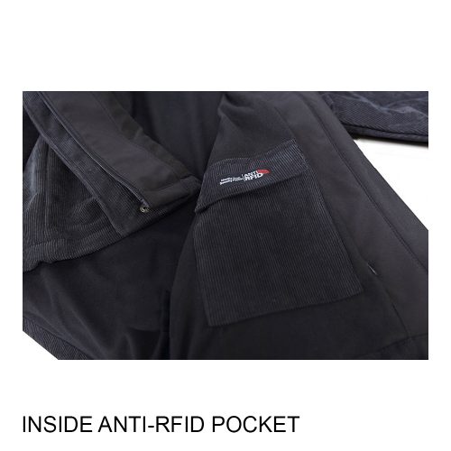 #059-FW3161 - RAWDON Corduroy Bonded 3-Layer Men's Jacket - Image 3
