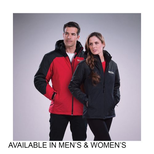 #059-FW3171 - GRANADA Subtle Pattern Heavyweight Critically Seam Sealed Waterproof Winter Men's Jacket - Image 6