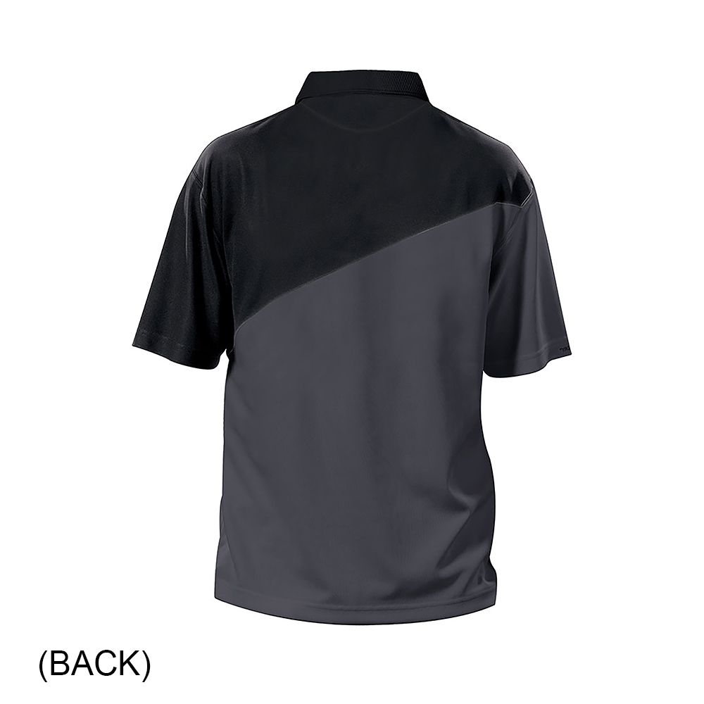 #059-FW7942 - THE BURLINGTON Contrast Colour Sleeve and Body Panel Performance Men's Polo - Image 3