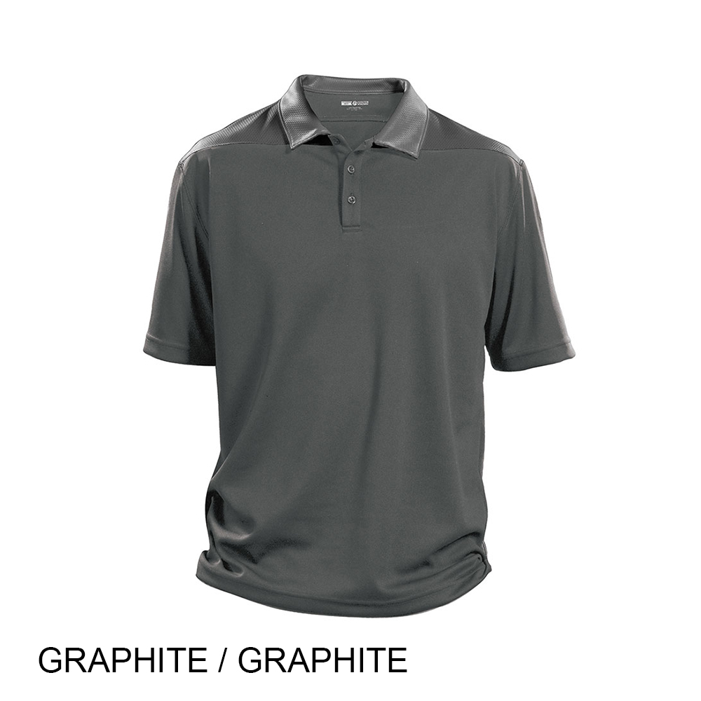 #059-FW7943 - THE LANCASTER Contrast Colours Collar & Shoulder Panel Performance Men's Polo - Image 6