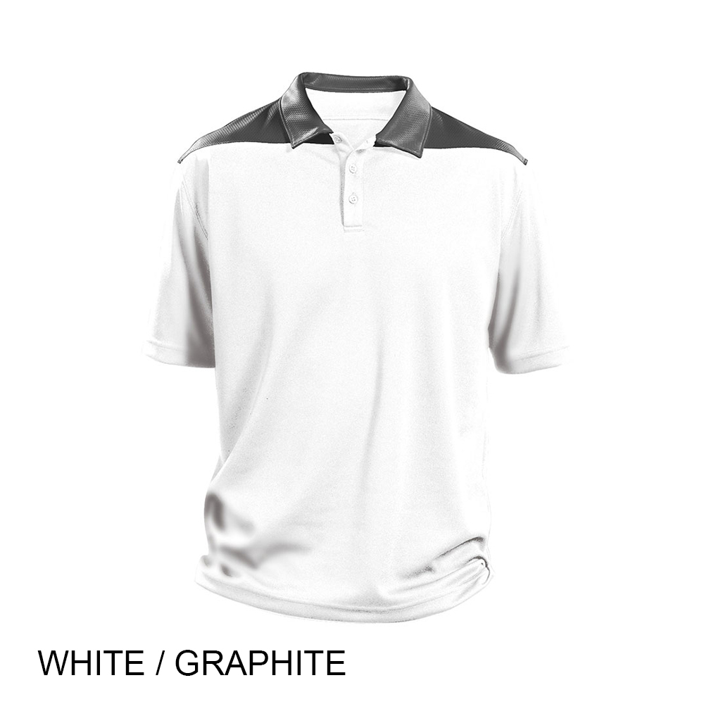 #059-FW7943 - THE LANCASTER Contrast Colours Collar & Shoulder Panel Performance Men's Polo - Image 8