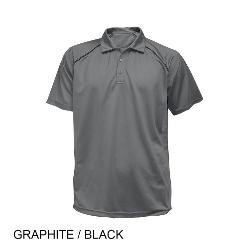 #059-FW7965 - THE CHESTER Contrast Colour Stitching Along Armholes & Back Panels Men's Polo - Image 3