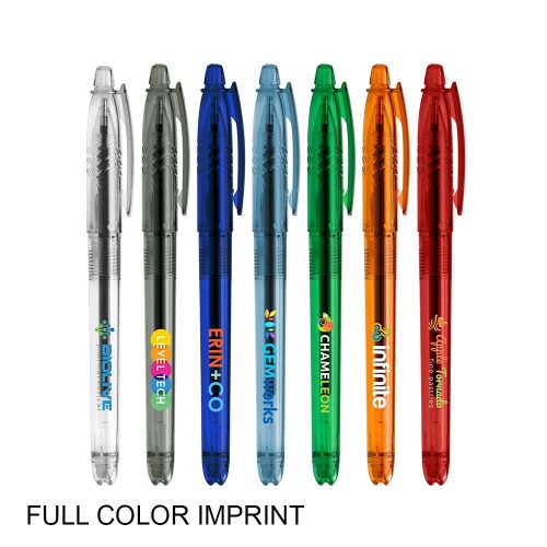 #068-AEX-C - Aqua Gel - Recycled PET Plastic Pen - ColorJet
