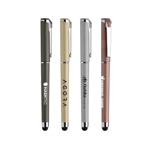#068-AGM - Islander Softy Metallic Gel Pen with Stylus