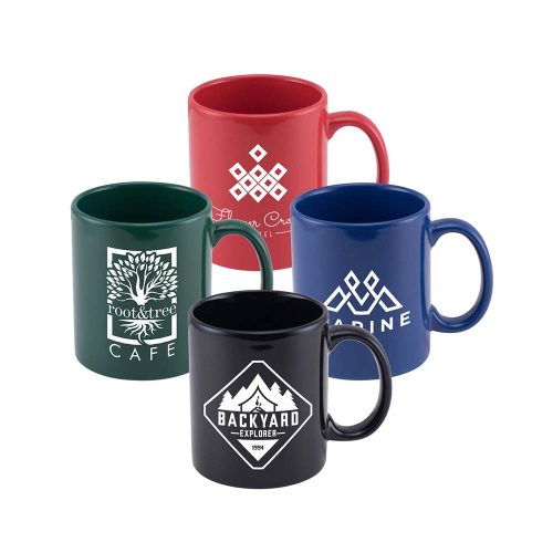 #068-MUL - Seattle Classic Color Ceramic Mug - Imprinted - 11oz