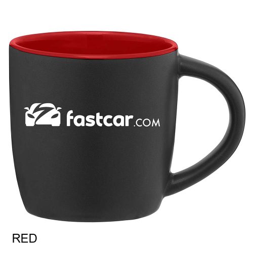 #068-MUZ - Zanzibar Matte Black Ceramic Mug with Color Pop - Imprinted - 12oz - Image 4