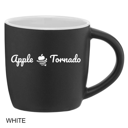 #068-MUZ - Zanzibar Matte Black Ceramic Mug with Color Pop - Imprinted - 12oz - Image 5