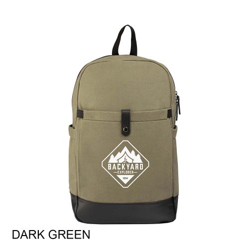 #068-UKO - Odyssey Canvas Laptop Backpack​ - Image 5