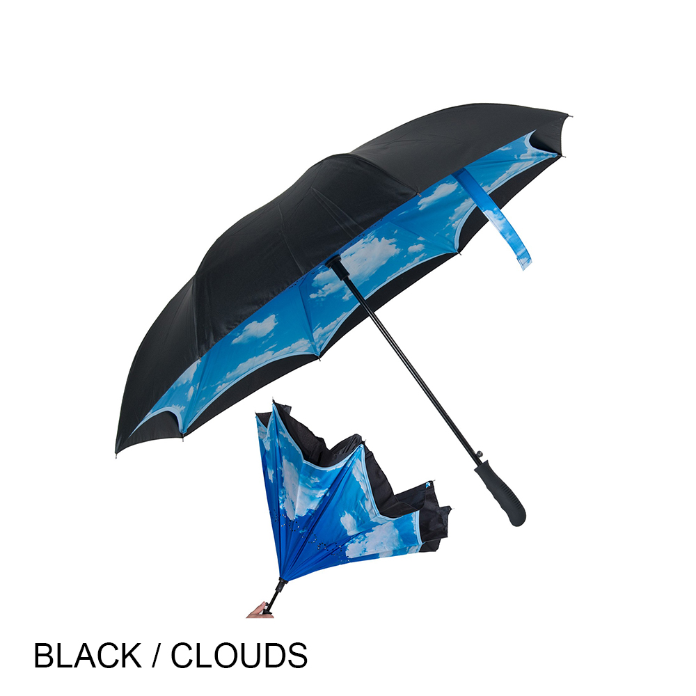 #099-800IN - THE REBEL Revolutionary Designed Inverted Closing Action Umbrella - 48" Arc - Image 4