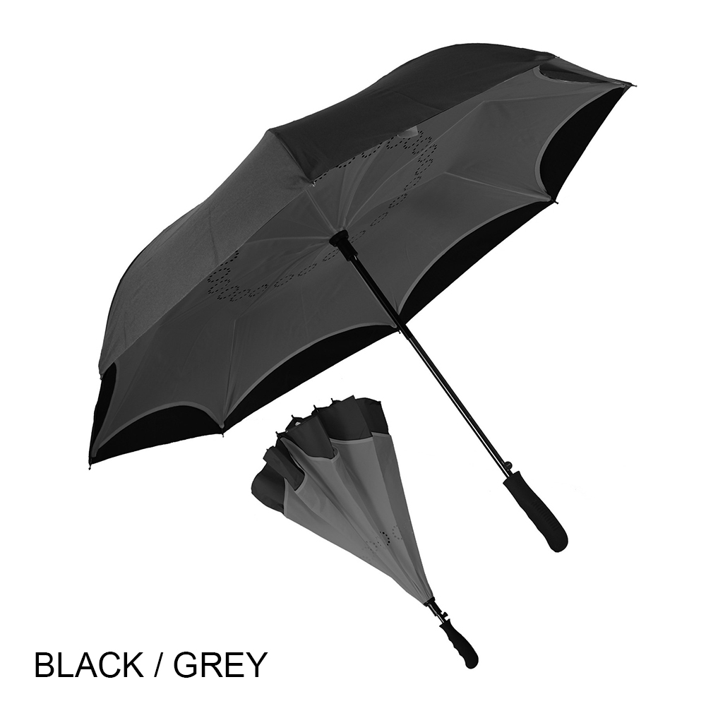 #099-800IN - THE REBEL Revolutionary Designed Inverted Closing Action Umbrella - 48" Arc - Image 9