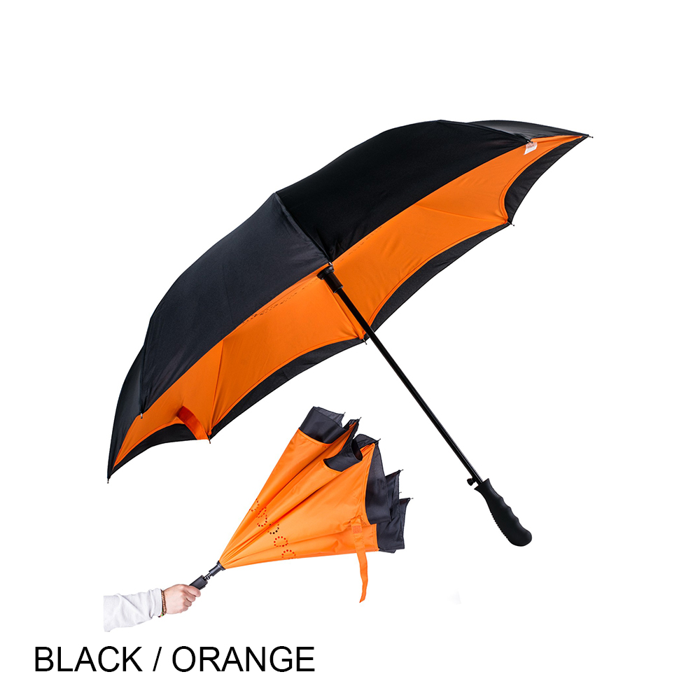 #099-800IN - THE REBEL Revolutionary Designed Inverted Closing Action Umbrella - 48" Arc - Image 3